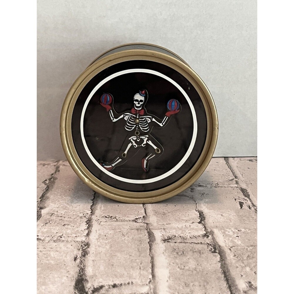 VTG OTAGIRI JAPAN Dancing Skeleton 12/1026 Music Can Can WORKS Rare Halloween